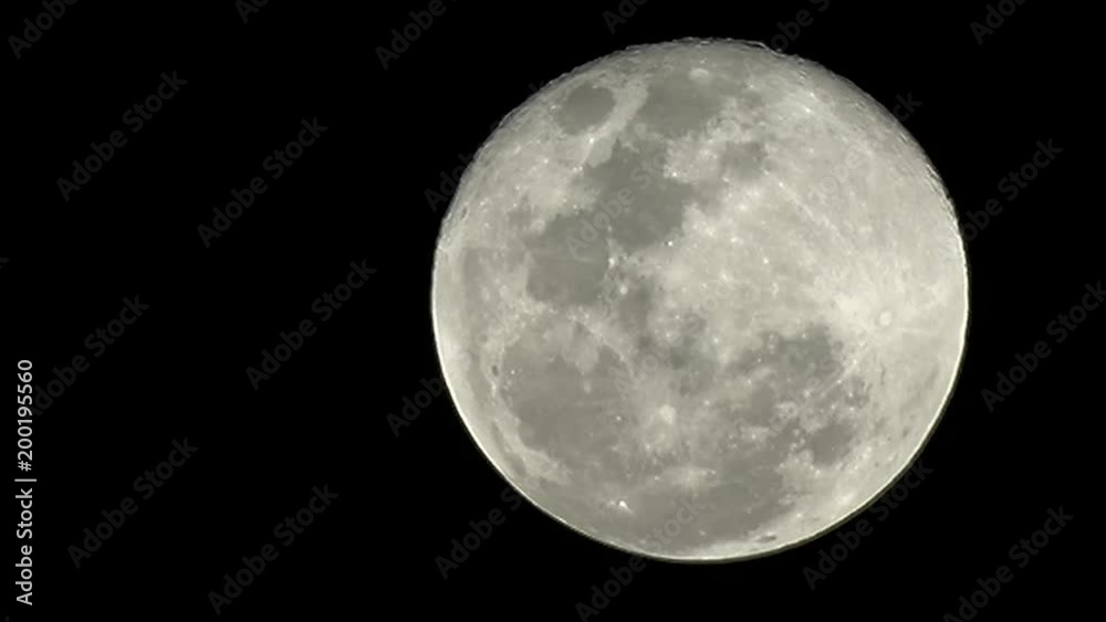 movement of full moon in night sky movement of full moon in night sky