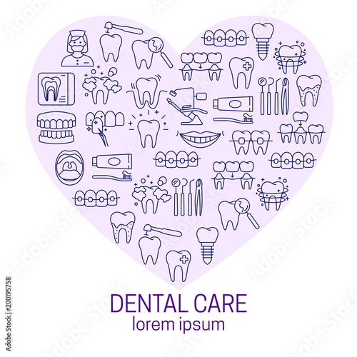 Dental care poster