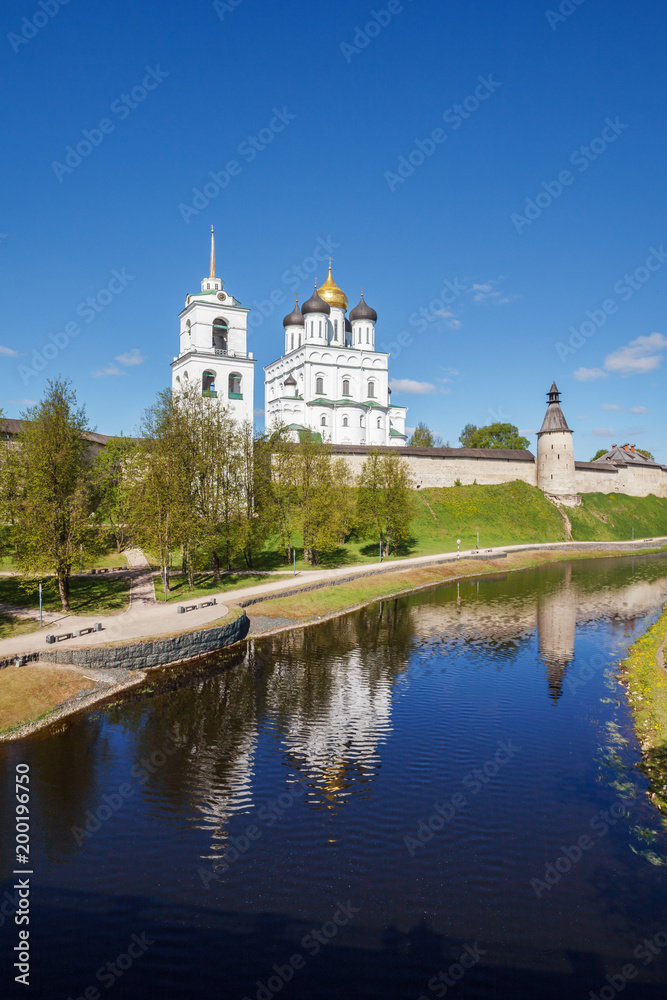 Kremlin and Trinity Cathedral in Pskov Kremlin and Trinity Cathedral in Pskov