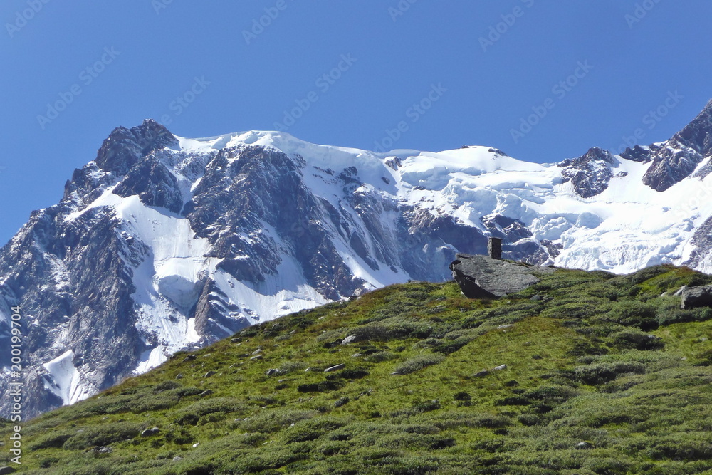 Monte Rosa ridge