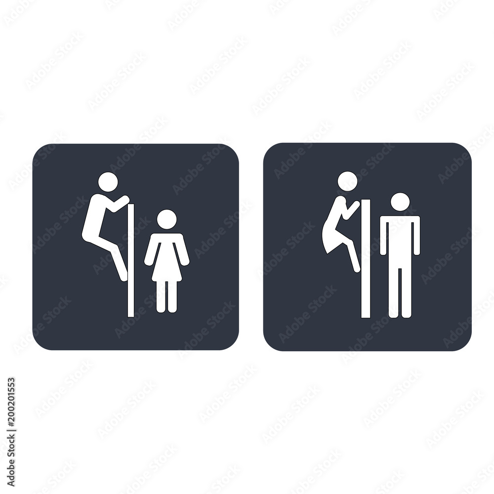 Toilet vector icons set restroom on white background. Cartoon and Funny concept icon. Toilet vector icons set restroom on white background. Cartoon and Funny concept icon.