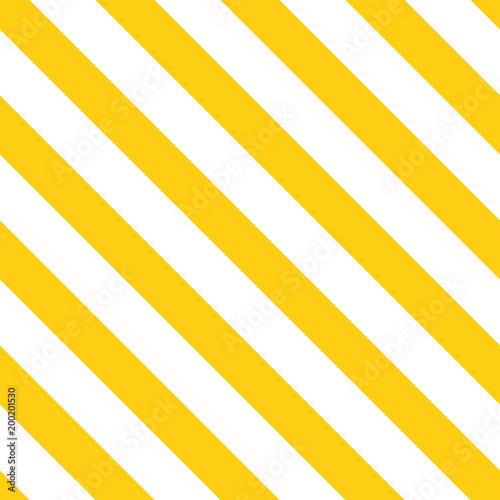Bright yellow summer color decorative diagonal background made from geometric lines. Vector seamless pattern
