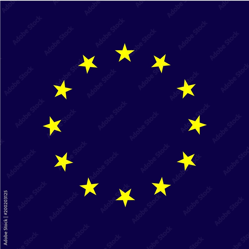 Europe Day Vector Template Design Illustration Europe Day Vector Template Design Illustration