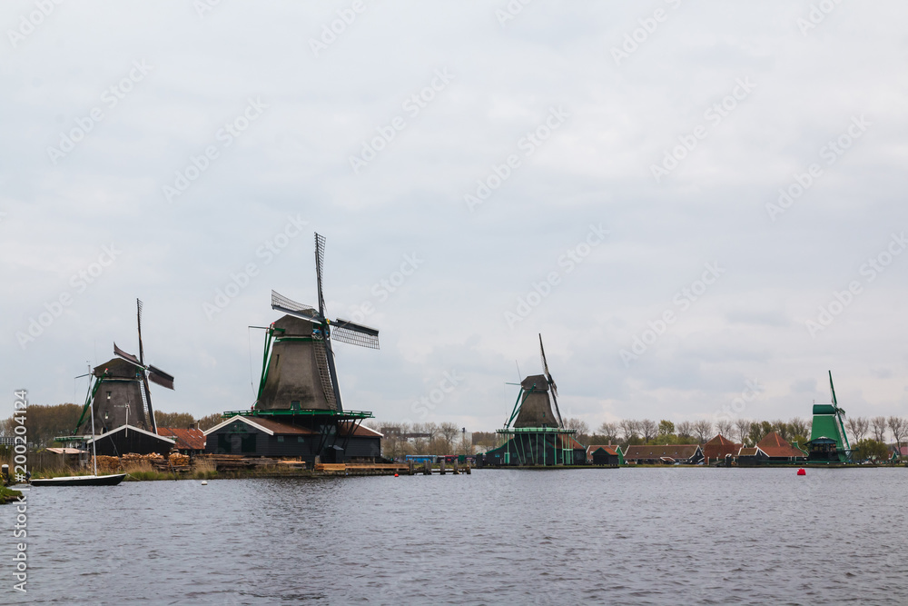 Windmill and the landscape around