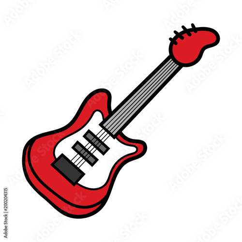 Cartoon Bass Guitar