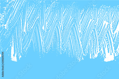 Natural soap texture. Admirable light blue foam trace background. Artistic incredible soap suds. Cleanliness, cleanness, purity concept. Vector illustration.