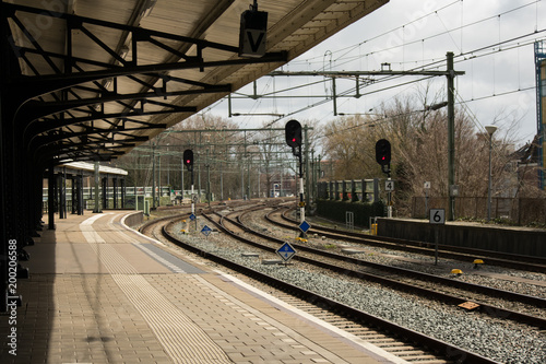 Haarlem City Train Station Holland