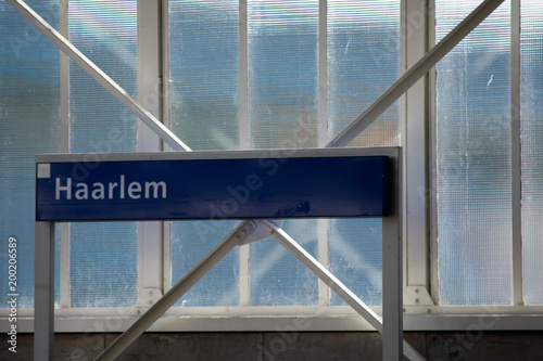 Haarlem City Train Station Holland