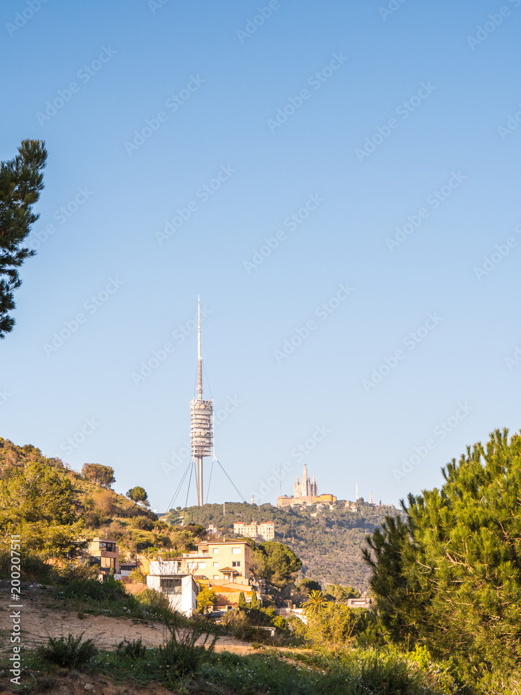 Obraz premium Collserola communications tower
