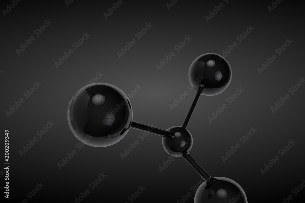 3d rendering molecule 3d rendering molecule