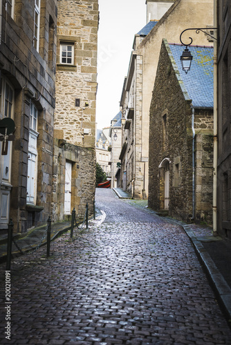 Streets of St Malo  France