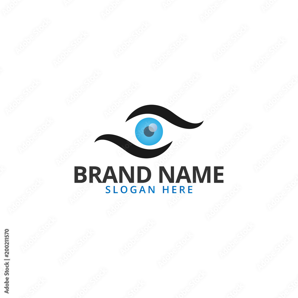 Abstract eye logo and icon design Abstract eye logo and icon design