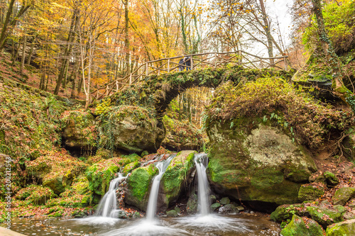 Schiessentumpel Waterfall, Mullerthal Trail, Luxembourg