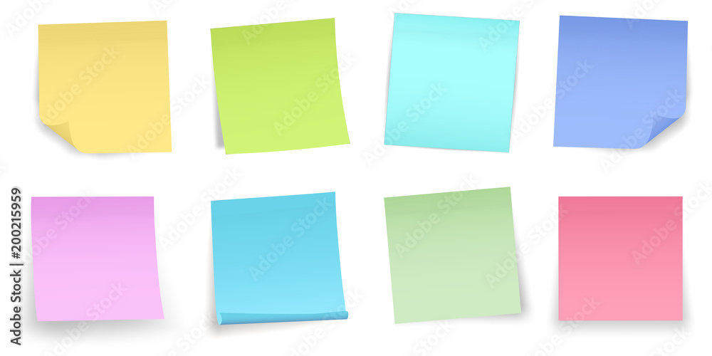 Creative vector illustration of post note papers sticker pin isolated on transparent background. Translucent adhesive sticky tape art design. Abstract concept graphic element. Sheet for your design Creative vector illustration of post note papers sticker pin isolated on transparent background. Translucent adhesive sticky tape art design. Abstract concept graphic element. Sheet for your design