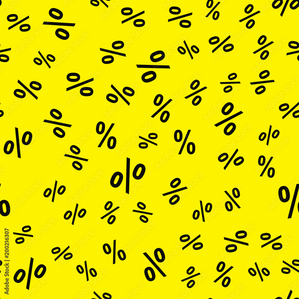 Creative vector illustration of percent business background. Seamless pattern. Discount deal. Economic finance promotion art design. Abstract concept graphic element. Big sale. Black friday. Creative vector illustration of percent business background. Seamless pattern. Discount deal. Economic finance promotion art design. Abstract concept graphic element. Big sale. Black friday.
