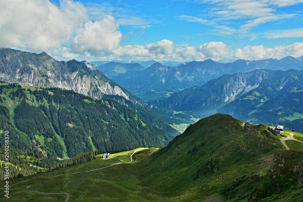 Austrian Alps-view from the Golmer Joch