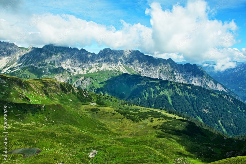 Austrian Alps-view from the Latschatzkopf