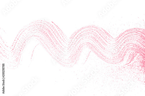 Natural soap texture. Alluring bright pink foam trace background. Artistic immaculate soap suds. Cleanliness, cleanness, purity concept. Vector illustration.