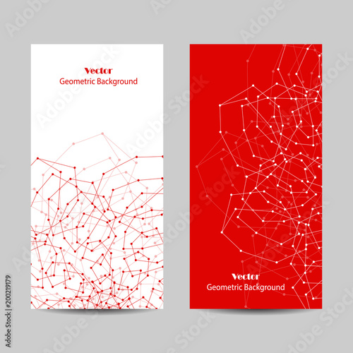 Set of vertical banners