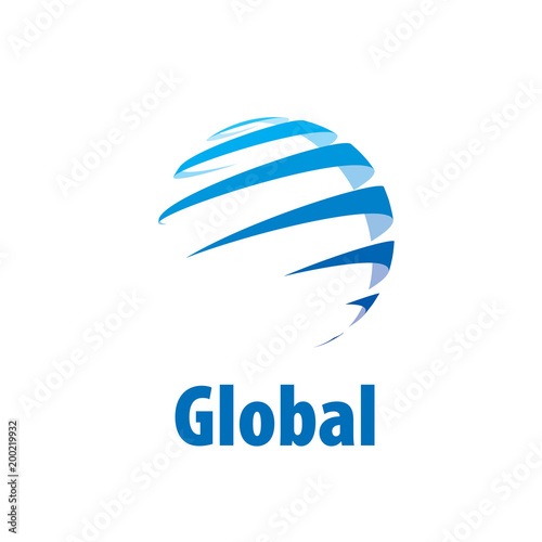 vector logo globe