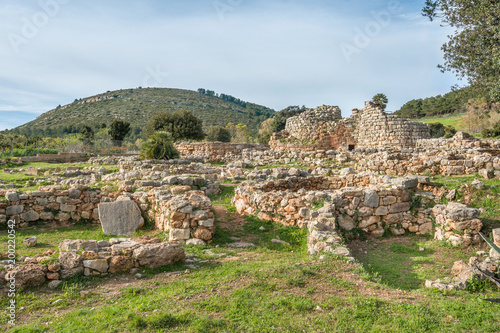 A view of nuragic complex of Palmavera