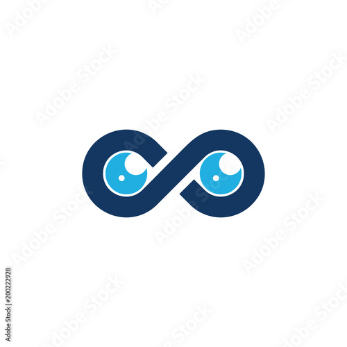 Vision Infinity Logo Icon Design
