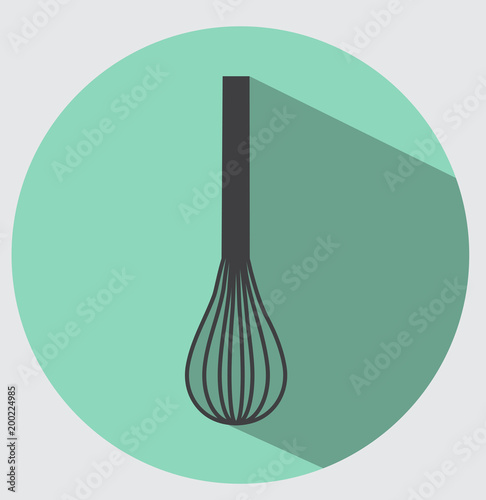 Balloon whisk icon