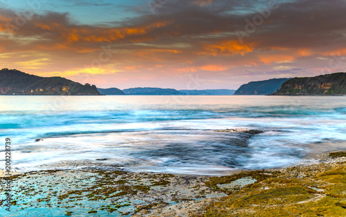 Sunrise Seascape with Clouds