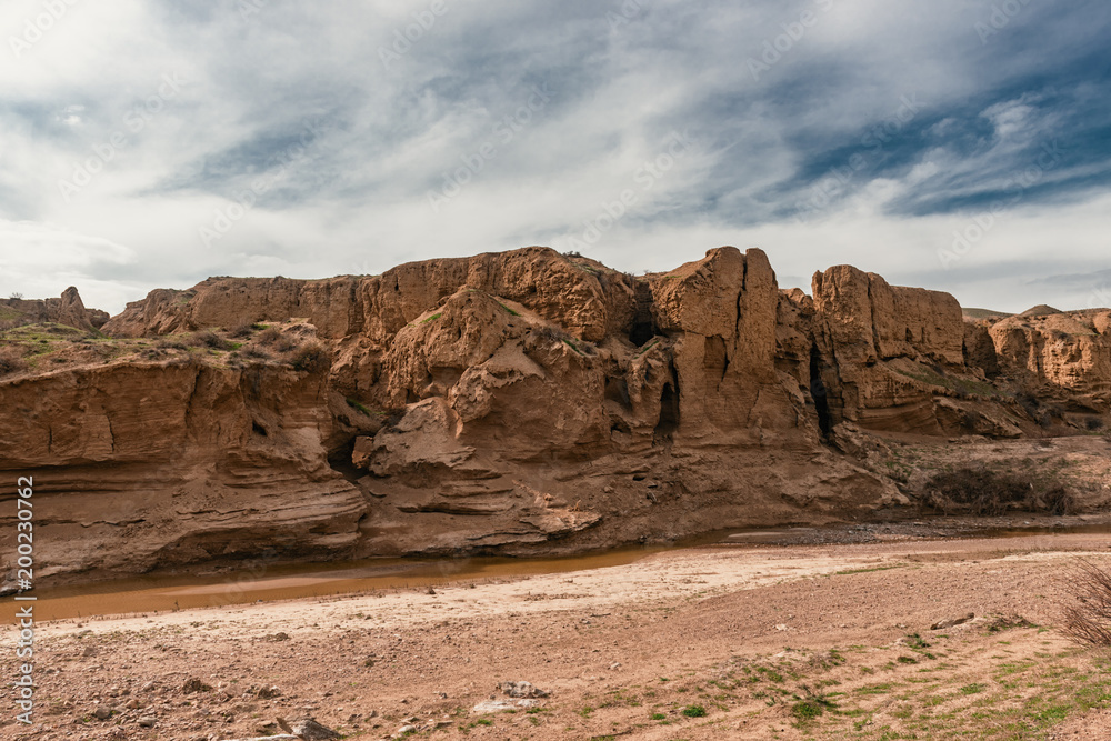 Beautiful large rocks