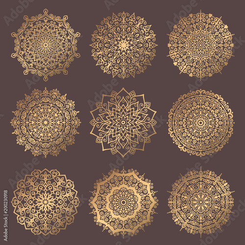Mandala Vector Design Elements Collection