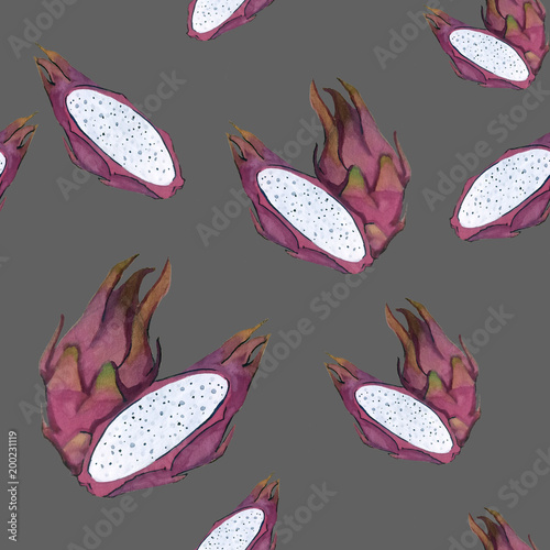 dragon fruit delicious drawing