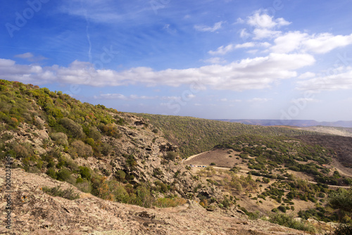 Sardegna, paesaggio da Monte Arci