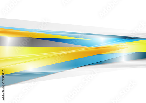 Bright glossy stripes abstract background