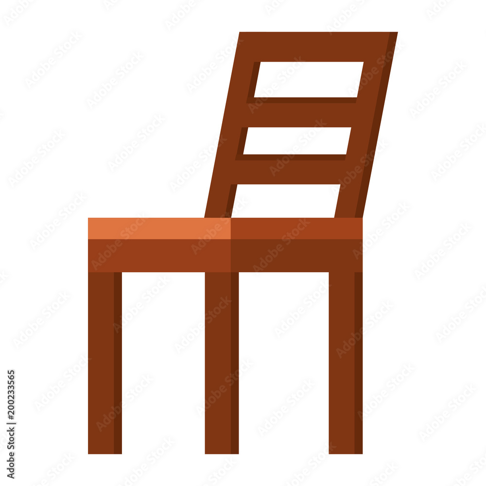 wooden chair isolated icon vector illustration design wooden chair isolated icon vector illustration design