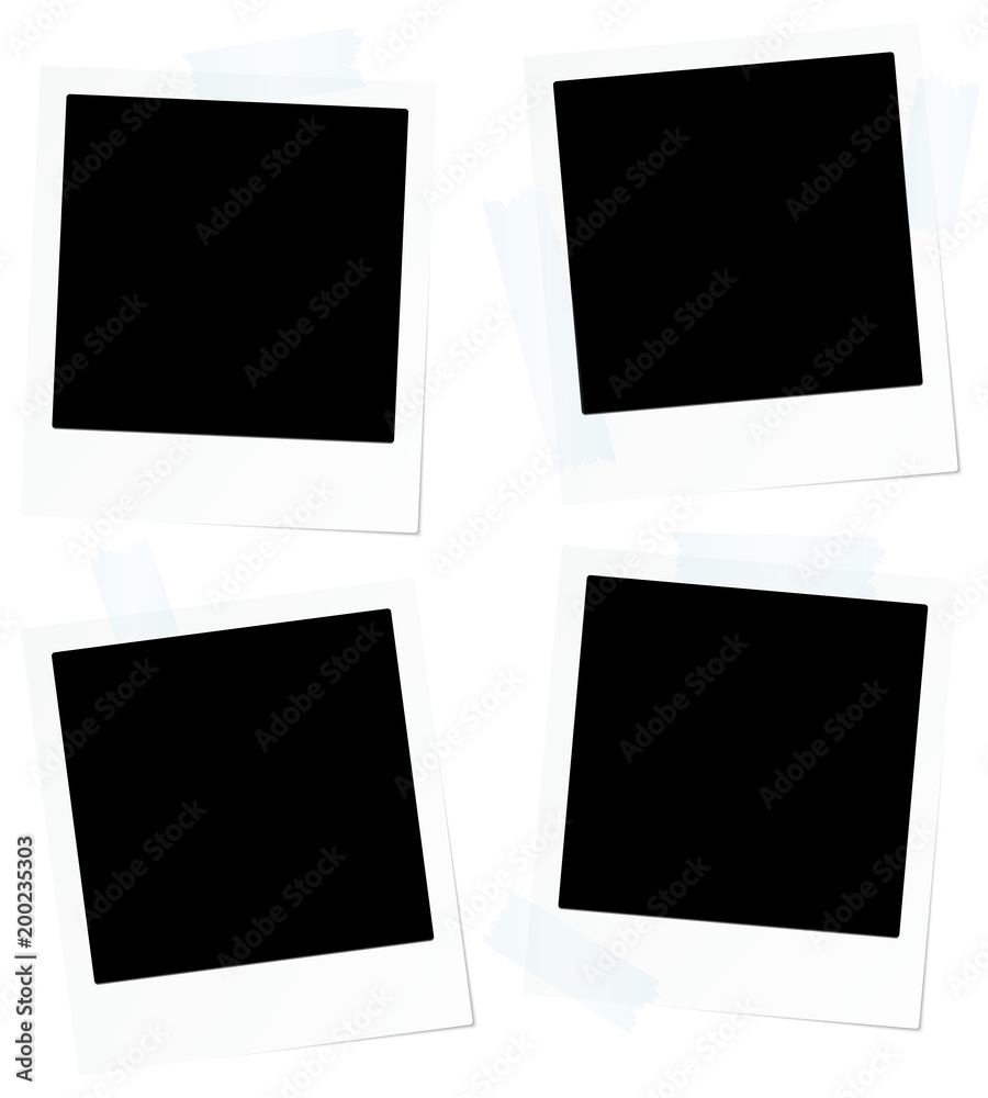 4 Polaroids & Tape 4 Polaroids & Tape