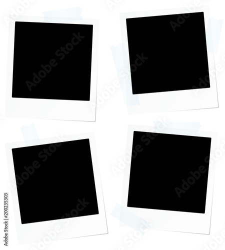4 Polaroids & Tape