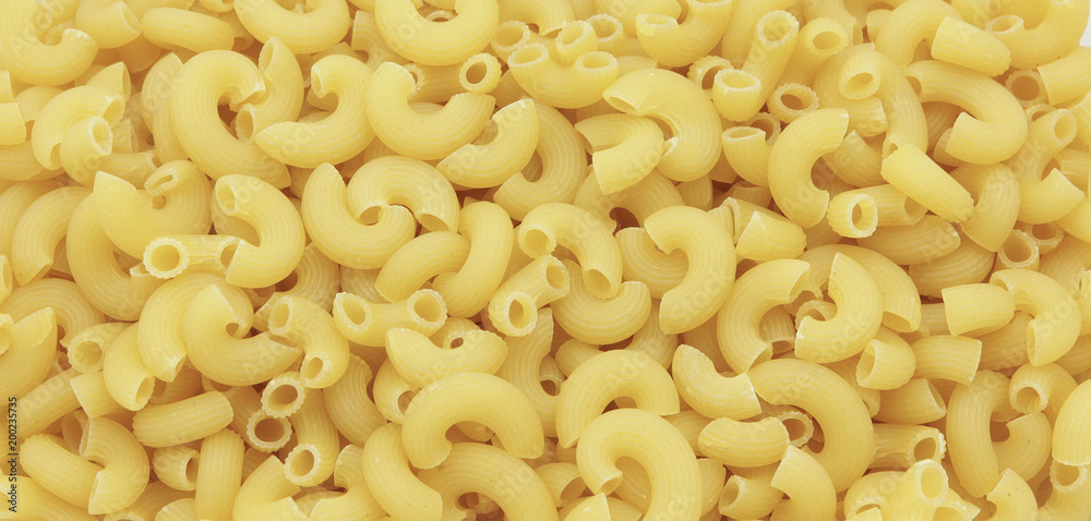 Horns macaroni with additional texture and details Horns macaroni with additional texture and details