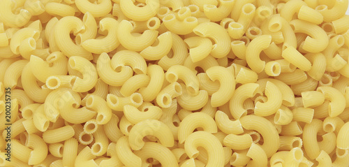 Horns macaroni with additional texture and details