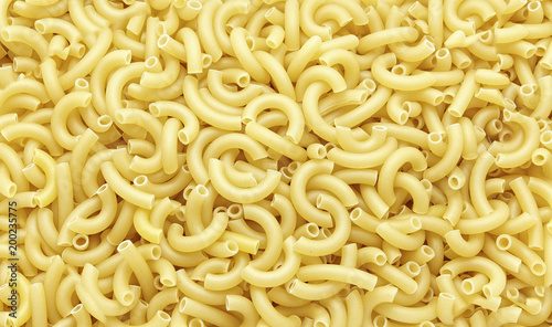 Heap of straw pasta with additional texture and details