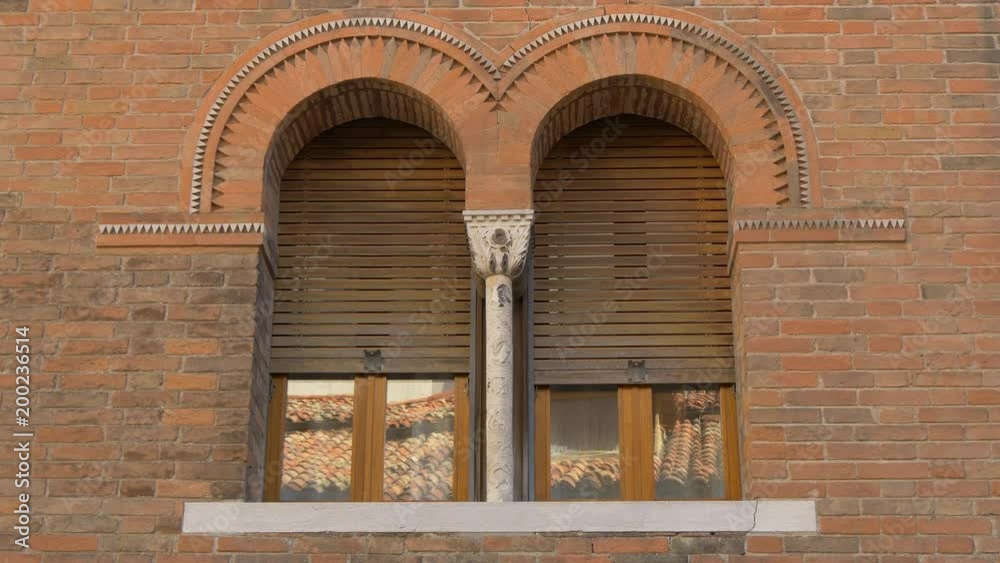 Building with two arched windows