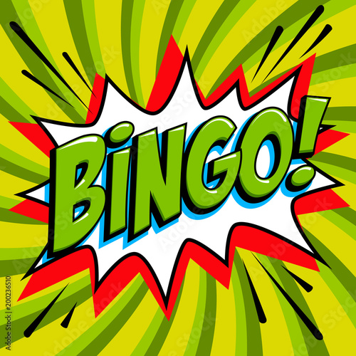 Wallpaper Mural Bingo lottery poster. Lottery game background. Torontodigital.ca