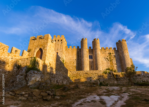Castle in town Obidos - Portugal
