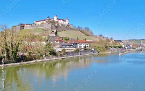 Würzburg, Main und Festungsberg