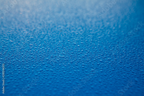 Morning dew blue background