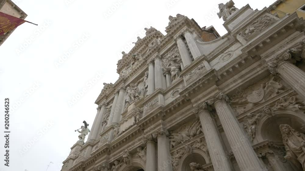 Low angle of Santa Maria del Giglio Church Low angle of Santa Maria del Giglio Church