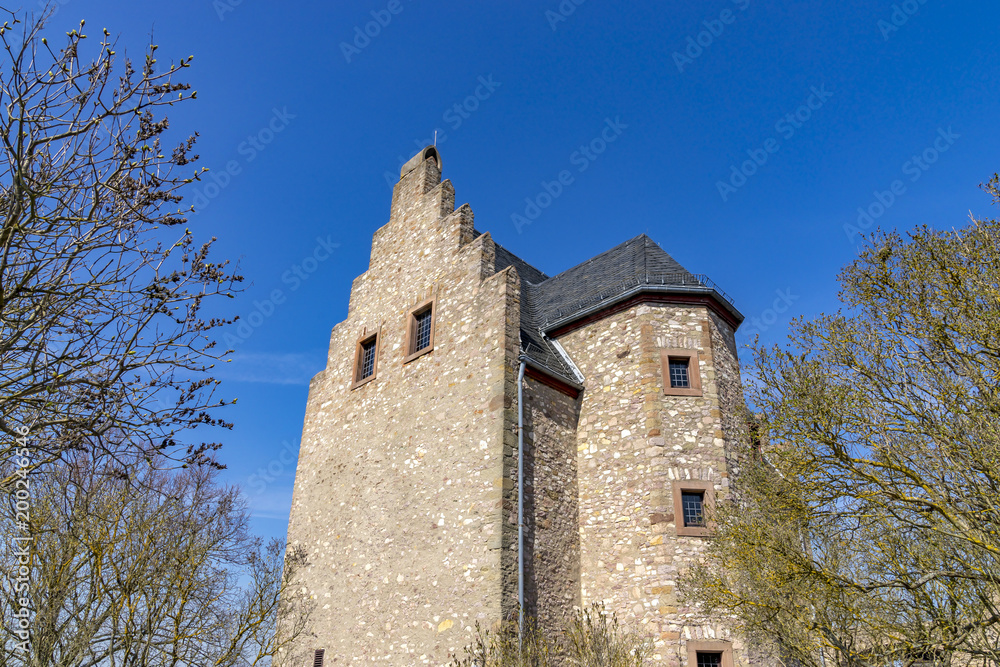 Altenbaumburg Castle is the ruin of a spur castle on a ridge above Altenbamberg in Alsenz Valley in Rhineland-Palatinate, Germany