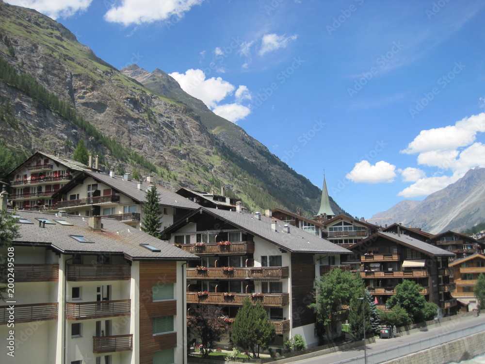 Beautiful scenery of Switzerland - Zermatt -