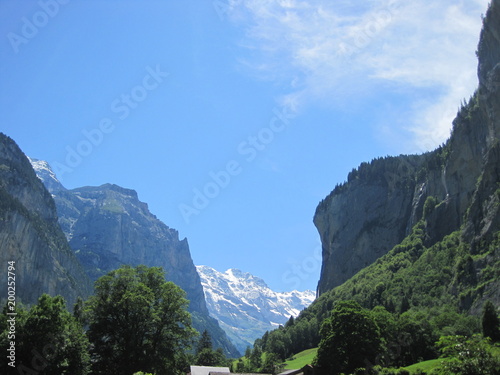 Beautiful scenery of Switzerland - Staubbachfall -