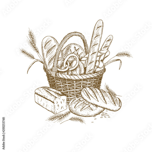 Bread basket.