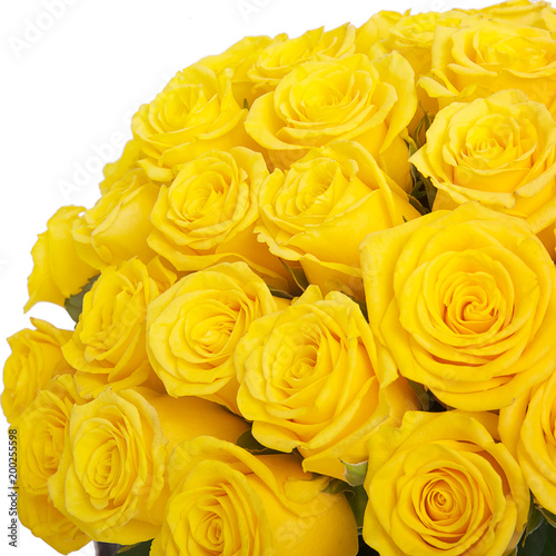 Bouquet of yellow roses